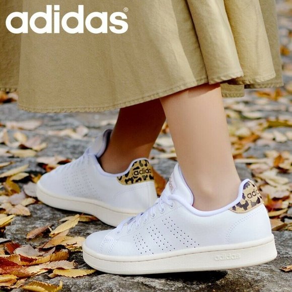 adidas Shoes Adidas Advantage Leopard Tennis Sneakers Poshmark